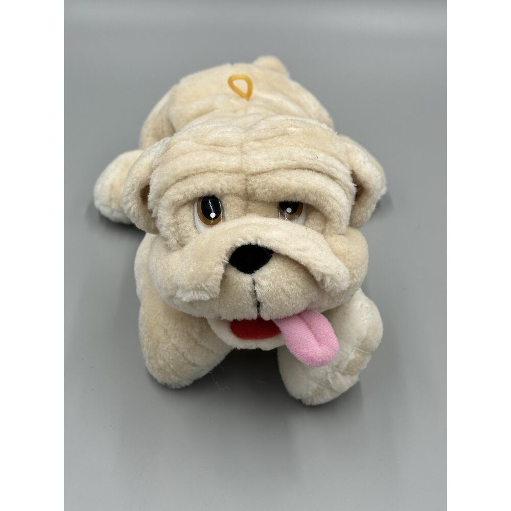 Vintage Classic Toy Company Resting Shar Pei Plush 10” Stuffed Animal